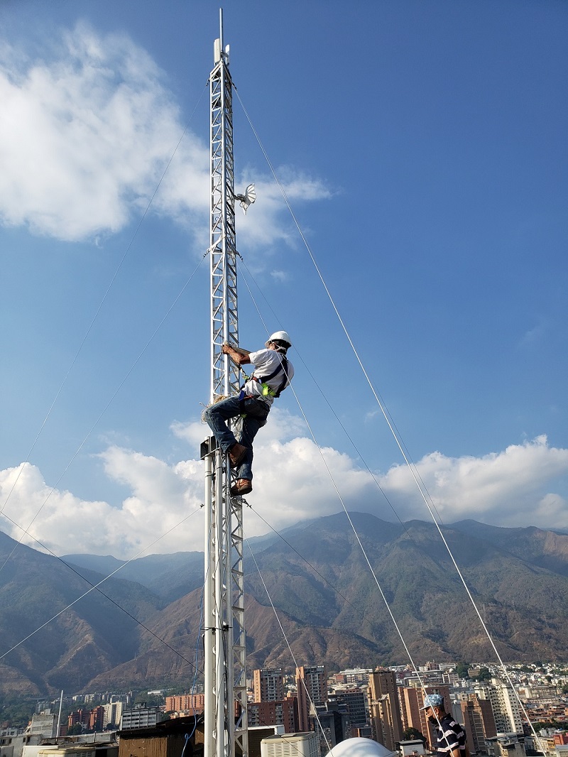 Instalaci n De Equipos En El rea De Telecomunicaciones Antenas 